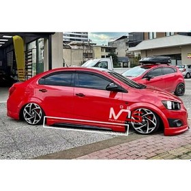 Resim Chevrolet Uyumlu Aveo Sedan Marşpiyel Sağ Sol Tk Fiberglass Boyasız 