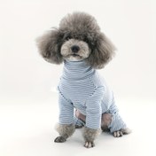 Resim Köpekler için Sıcak Yüksek Yaka Korumalı Tam Vücut Bodysuit, Sonbahar ve Kış İçin Uygun, Teddy Gibi Evcil Hayvanlar İçin Tasarlanmış. 