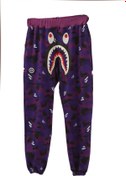 Resim Leox Wear Mor Bape Unisex 3 Iplik Eşofman Altı 