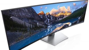 Resim Dell 49" U4919DW Ultrasharp Qhd 2Xhdmi Dp Curved 