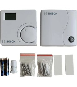 Resim Bosch Dijital Kablosuz Oda Termostatı, Hassas Sıcaklık Kontrolü 