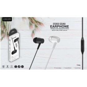 Resim Concord C-961 Mikrofonlu Kulak İçi Kulaklık Kablolu Stereo Bağlantı Extra Bass 