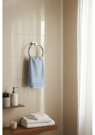 Resim Mavi Greek El Havlusu - 50x90 Cm, 225 Gr, %100 Pamuk, Spa Ve Otel Havlusu, Günlük Kullanıma Uygun Mavi 