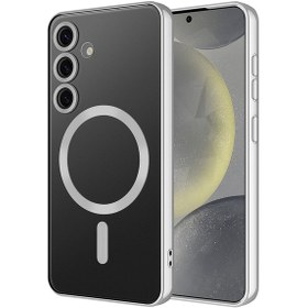 Resim Galaxy Uyumlu S24 Fe Kılıf Kamera Korumalı Magsafe Wireless Şarj Özellik 