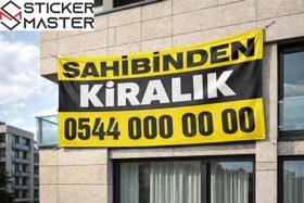 Resim Satılık Kiralık Branda Afiş | Sahibinden Kuşgözü Dikişli Vinil Pankart (Tüm Boyutlar) - 35x50 Cm / Sahibinden Kiralık / Kuş Gözü - 6 Adet 