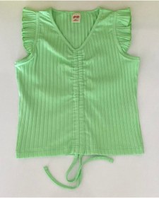 Resim DMB BOYS & GIRLS Kız Çocuk Fırfır Kol Detaylı & Beden Boyu Ayarlanabilir Body 