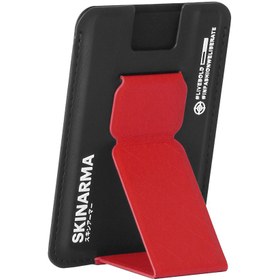 Resim SkinArma Kado Magnetik Standlı Manyetik Tutucu Özellikli Kartlık Kredi Kartı Kimlik Sürücü Belgesi Cüzdanı - Mavi 
