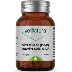 Resim Venatura Vitamin B6 P - 5 - P Takviye Edici Gıda 10 MG x 30 Kapsül 