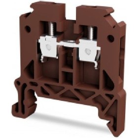 Resim Tbloc Tbl4-kh ,kahve 4mm² Vidalı Ray Klemens 