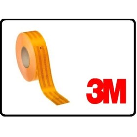 Resim 3M Reflektif Fosfor Şerit 5,5 Cm-50 Metre Sarı E1 Belgeli 