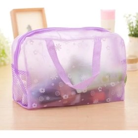 Resim Chaoduo Shop Mor Renk Stili 5 Renk Yüzme Çantaları Spor Seyahat Banyo Saklama Çantası Kadın Şeffaf Organizatör Pvc Telefon Cebi (Yurt Dışından) 