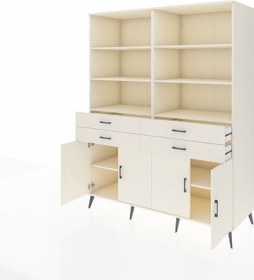 Resim Kronos Gardrop 8 Raflı 4 Çekmeceli 4 Kapaklı 176x59x221 Aytaşı-aytaşı Aytaşı 