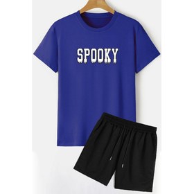 Resim Spooky Şort T-Shirt Eşofman Takımı 