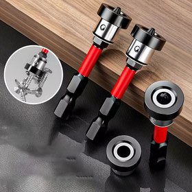 Resim 5cm/2 inç S2 Toplu Kafa Alçı Levha Sınırlayıcı Cihaz - Güçlü Manyetik Halka Çapraz Konumlandırma - Endüstriyel El Aletleri - Montaj Gerektirmez - Elektriksiz - Pil Dahil Değil 