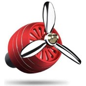 Resim Monyee Araç Klima Venti Çiftli Pervane Kokusu, Aluminyum Gövde, Koku Dağıtıcı, Koku Giderici, Kırmızı 