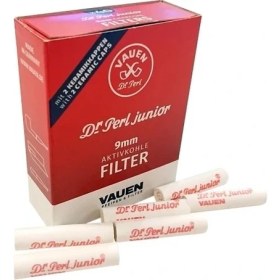 Resim 40'lı Dr. Perl Junior Vauen Filtre 9 mm. Pipo Filitresi pp10 