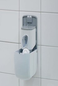 Resim KG-GOLDPAPER Beyaz Renk 500 ml Hazneli Sıvı Sabun Ve Dezenfektan Banyo Ve Mutfak Aparatı Sabunluk Dispanseri 