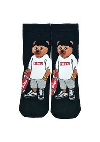 Resim Teddy Bear Desenli Kolej Çorap 001 