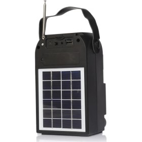 Resim Nns Güneş Enerjili Radyo Taşınabilir Bluetooth Hoparlör Nns NS-S119S 