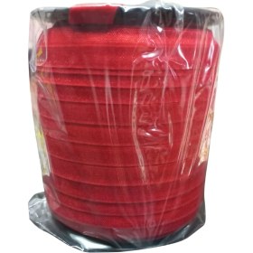 Resim Çamaşır Lastiği Düz 1 cm 1 Metre Kırmızı 