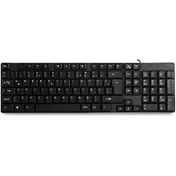 Resim Everest KB-741Q Siyah-Gri USB 2 Metre Bakır Kablolu Usb Q Klavye 