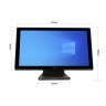 Resim Tiwox TP-3150+, Intel i7 5.Nesil, 21.5" Ekran, 8GB Ram, 128GB SSD, Endüstriyel, Dokunmatik Pos PC 