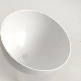 Resim Marketcik Avize Abajur Için Beyaz Plastik Küre Rozans 