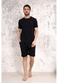 Resim D's Damat Ds Damat Maschio Pamuk Şort Takım Siyah Ds5011 R001 Siyah 