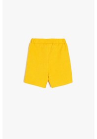 Resim Koton Erkek Bebek Basic Şort Dokulu Cepli Beli Lastikli 001 