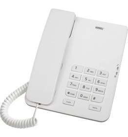 Resim Karel TM-140 Kablolu Ekransız Krem Masaüstü Telefon 