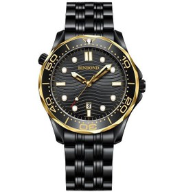 Resim Sones Fngeen 4006 Erkek Trend Su Geçirmez Kuvars Saat Siyah Çelik Beyaz Yüzey 