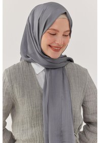 Resim Mirsoy Scarf Yoryo Şal - Gri Gri 