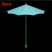 Resim Willowhaven Mavi 3 Parça Bitki Güneşlik, Saksı Ve Sebze Bahçesi İçin Açık Hava Şemsiyesi 
