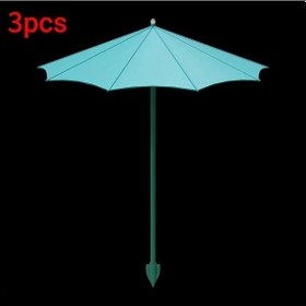 Resim Willowhaven Mavi 3 Parça Bitki Güneşlik, Saksı Ve Sebze Bahçesi İçin Açık Hava Şemsiyesi 