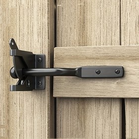 Resim 1pc Ağır Hizmet Metal Çit Hinge Pin Kapı Kilit Kilit ile Sınır Ötesi Tedarik Fabrikadan Doğrudan 