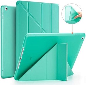 Resim UnDePlus iPad Air 3 10.5" ile uyumlu Kılıf Trifolding Arkası Silikon Smart A2152 A2123 A2153 A2154 