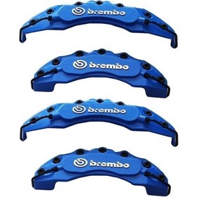 Resim Volkswagen Crafter Uyumlu Brembo Mavi Kaliper Kapağı 4 Parça Ön Arka Set Üniversal 