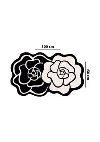 Resim Bungari Rose Banyo Paspası 60x100cm Kaydırmaz Tabanlı Djtbanyo Renkli 