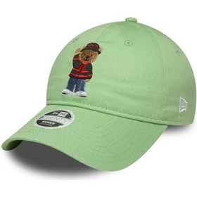 Resim New Era Bear Wmns 9twenty Acmılan Kadın Şapka 60684698 Yeşil 