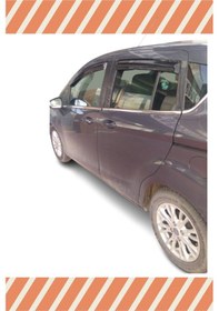 Resim Ford B-Max Tüm Modellerine Özel 4'lü Mügen Tip Cam Rüzgarlığı 