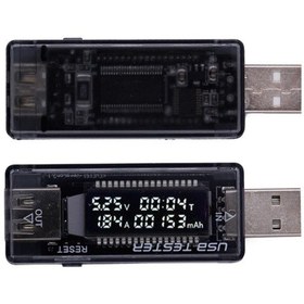 Resim USB Voltmetre - Ampermetre OLED Ekran Şarj Kapasite Test Cihazı 