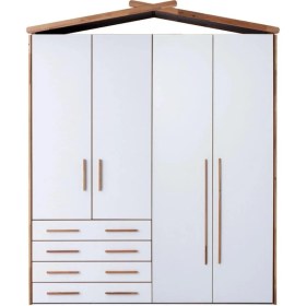 Resim Bubu Home Myhouse 4 Kapaklı Dolap 