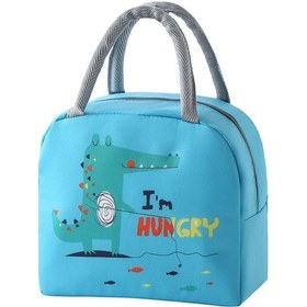 Resim Yalıtımlı Öğle Yemeği Çantası Karikatür Soğutucu Çanta 1 1 Çok Renkli 