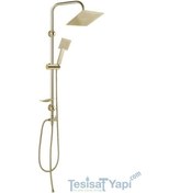 Resim Gold Slim Yağmurlama Tepe Duş Seti Diğer 