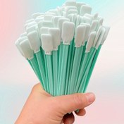 Resim 5/10/20/30/50 Hassas Temizlik Mendilleri, Lin Olmayan Poliester Uçlu, Plastik Saplı, Yazıcılar, Optikler, Kameralar ve Otomotiv Detaylandırma için 