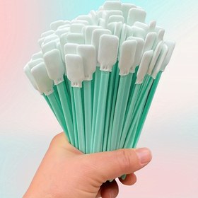 Resim 5/10/20/30/50 Hassas Temizlik Mendilleri, Lin Olmayan Poliester Uçlu, Plastik Saplı, Yazıcılar, Optikler, Kameralar ve Otomotiv Detaylandırma için 