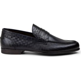 Resim Deery Lacivert Erkek Loafer Ayakkabı - 01978MLCVC08 
