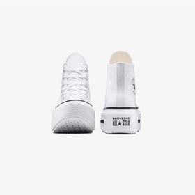 Resim Converse Chuck Taylor All Star Lift Double Stack Kadın Beyaz Sneaker A12976c Beyaz 