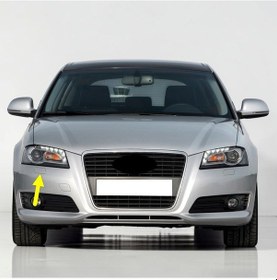 Resim Audi A3 Sportback 2009-2012 Sağ Ön Far Yıkama Kapağı 8p0955276a Sol 