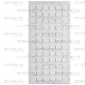 Resim Pacific Beyaz Yapışkanlı Keçe Ø 15mm 